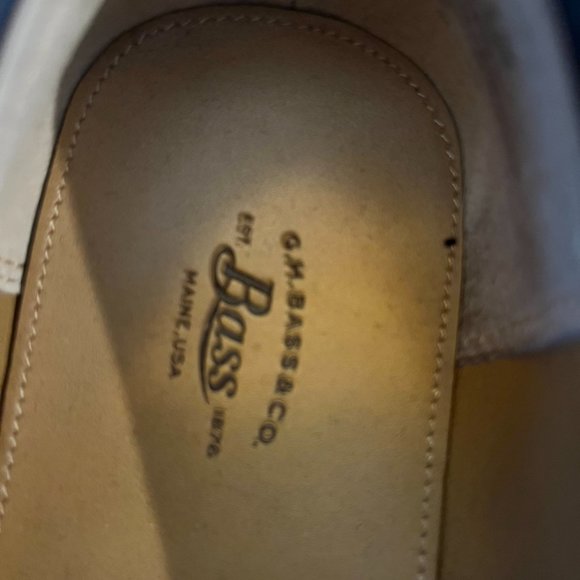 Bass blue patent leather loafers size 8.5 - Picture 4 of 6